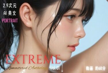 【無料で読める？】2.9次元AI美女 PORTRAIT EXTREME Remastered Anthology VOL.01 AI SEX 動画集 【KEI diffusion】