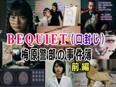 【無料で読める？】BEQUIET・口封じ〜梅原警部の事件簿〜  前編 【β-かざは】