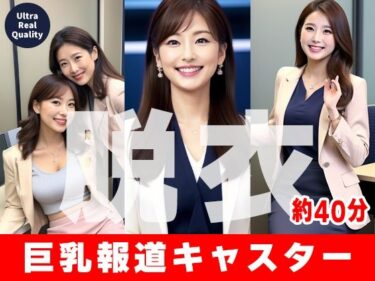 【無料で読める？】【約40分】『女性キャスターの乳揉み』巨乳と知性の仮面が外れるとき。-AIで描く究極の美女達- 【AIで絶世の美女を作る】