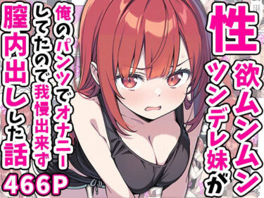 【無料で読める？】性欲ムンムンツンデレ妹が俺のパンツでオナニーしてたので我慢出来ず膣内出しした話 【あくめくん】