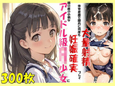 【無料で読める？】隣の席の小柄なアイドル級ロリ少女に、体育倉庫で膣内に何度も大量射精 妊娠確実プレイ 【sexy人工智慧】