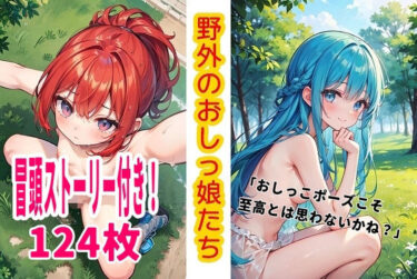 【無料で読める？】野外のおしっ娘たち 【くまとねこ屋】