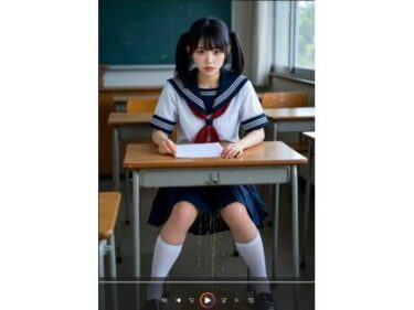 【無料で読める？】授業中におもらし（セーラー服） 【スクールおもらし】