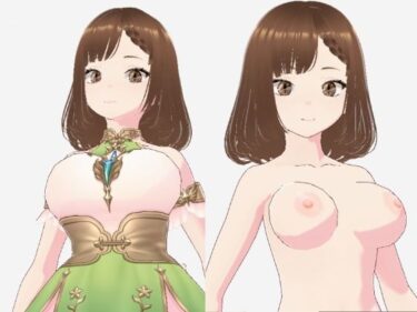 【無料で読める？】少しファンタジーっぽい衣装の巨乳のお姉さん（セリフなし  3DCGモデル  イラスト集） 【アンリアルパイヤン】