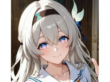 【無料で読める？】【崩壊スターレイル】ホタルと教室で制服えっち 【うかまろ@AIイラスト】