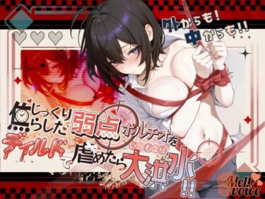【無料で読める？】【恥じらいMAXのポルチオレクチャー・集中攻撃でびったびた】外からも中からも！！じっくり焦らした弱点ポルチオをディルドで虐めたらいつもより大洪水！！【38】 【melt voice】