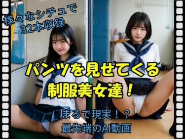 【無料で読める？】パンツを見せてくる制服美女達！ 【Pochi-Pochi】