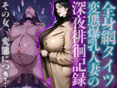 【無料で読める？】全身網タイツ変態爆乳人妻の深夜徘徊記録 【ヒールの隙間】