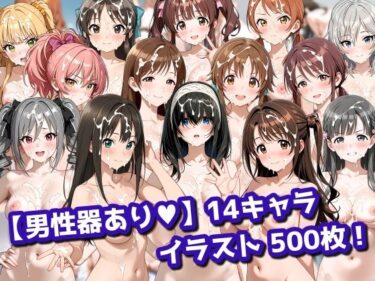 【無料で読める？】【男性器あり】14キャラ イラスト集 （500枚） 【今夜のおかず】