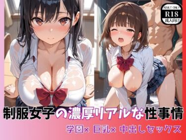 【無料で読める？】制服女子の濃厚リアルな性事情  学園×巨乳×中出しセックス 【ましゅまろ製作所】