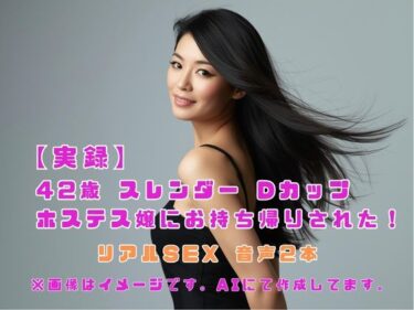 【無料で読める？】【実録】42歳 スレンダー Dカップ ホステス嬢にお持ち帰りされた！ 【こじゅーろー】