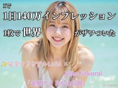 【無料で読める？】【Xで1日140万インプ記録】完全オリジナルヌード大放出！コスプレ・玩具・放尿・露出・M字開脚・ハメ・ふたなり375枚 【桜井りな】 【AI womens jp】