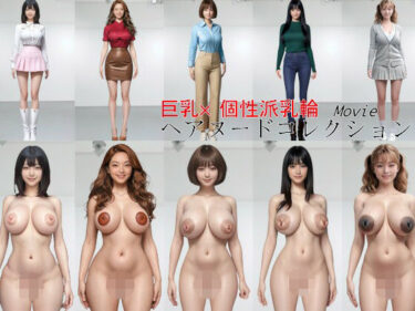 【無料で読める？】巨乳×個性派乳輪 ヘアヌードコレクション 【乳房研究所】
