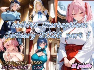 【無料で読める？】Tabibito illustrations January 2026 part1 【AIPalette】