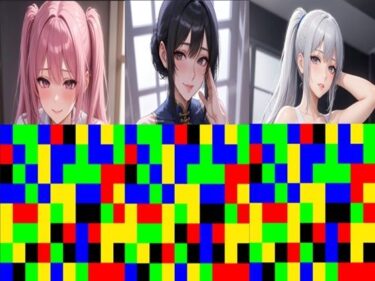 【無料で読める？】【 シームレス動画・着エロに特化！】もざ消し！ パート2 〜モザイク風ブロックをなぞって消す爽快パズルゲーム〜 【LilyGames】