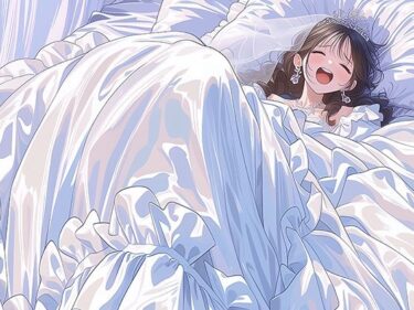 【無料で読める？】【ドレス美少女50】ツルツルドレスに包まれて恍惚に沈む 【Dresscco】