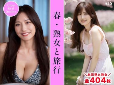 【無料で読める？】【全404枚】『春・熟女と旅行』桜舞う季節に大人の魅力と癒しを感じて -AIで描く究極の美女達- 【AIで絶世の美女を作る】