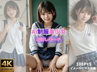 【無料で読める？】AI制服美少女 お試しモード（イメージビデオ収録） 【kuniyoshi】