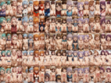 【無料で読める？】【☆50キャラ×10シーン計500枚☆】アニメマンガの子とエッチ！イラスト版 【アニゲAI】