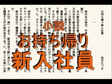 【無料で読める？】小説  お持ち帰り新入社員 【如月むつき】
