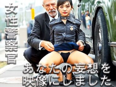 【無料で読める？】妄想 スカートめくり 女性警察官 AI動画 【Artificial Intelligence iso】