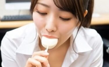 【無料で読める？】オフィスアイス舐めお姉さん 【aiお姉さん】