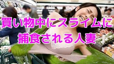 【無料で読める？】買い物中にスライムに捕食される巨乳人妻 【ノーマルアブノーマル】
