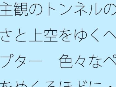 【無料で読める？】主観のトンネルの大きさと上空をゆくヘリコプター  色々なページをめくるほどに・・・・ 【サマールンルン】