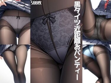 【無料で読める？】黒タイツ近距離おパンティー【500枚】 【女子高生】