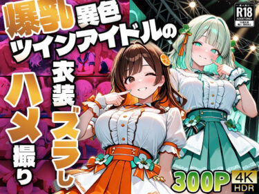 【無料で読める？】爆乳異色ツインアイドルの衣装ズラしハメ撮り【4K】【FANZA専売】 【御一堂】
