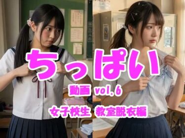 【無料で読める？】ちっぱい動画 vol.6 女子校生教室脱衣編 【Tomomix.ai】